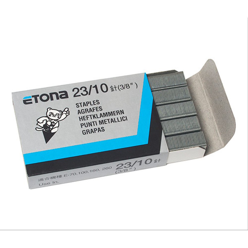 

ISI REFILL STAPLES ETONA [NO. 23/10] / STAPLER / CEKREKAN / HEKTER / ISI STEPLES BESAR / ISI KLIPAN KERTAS ETONA