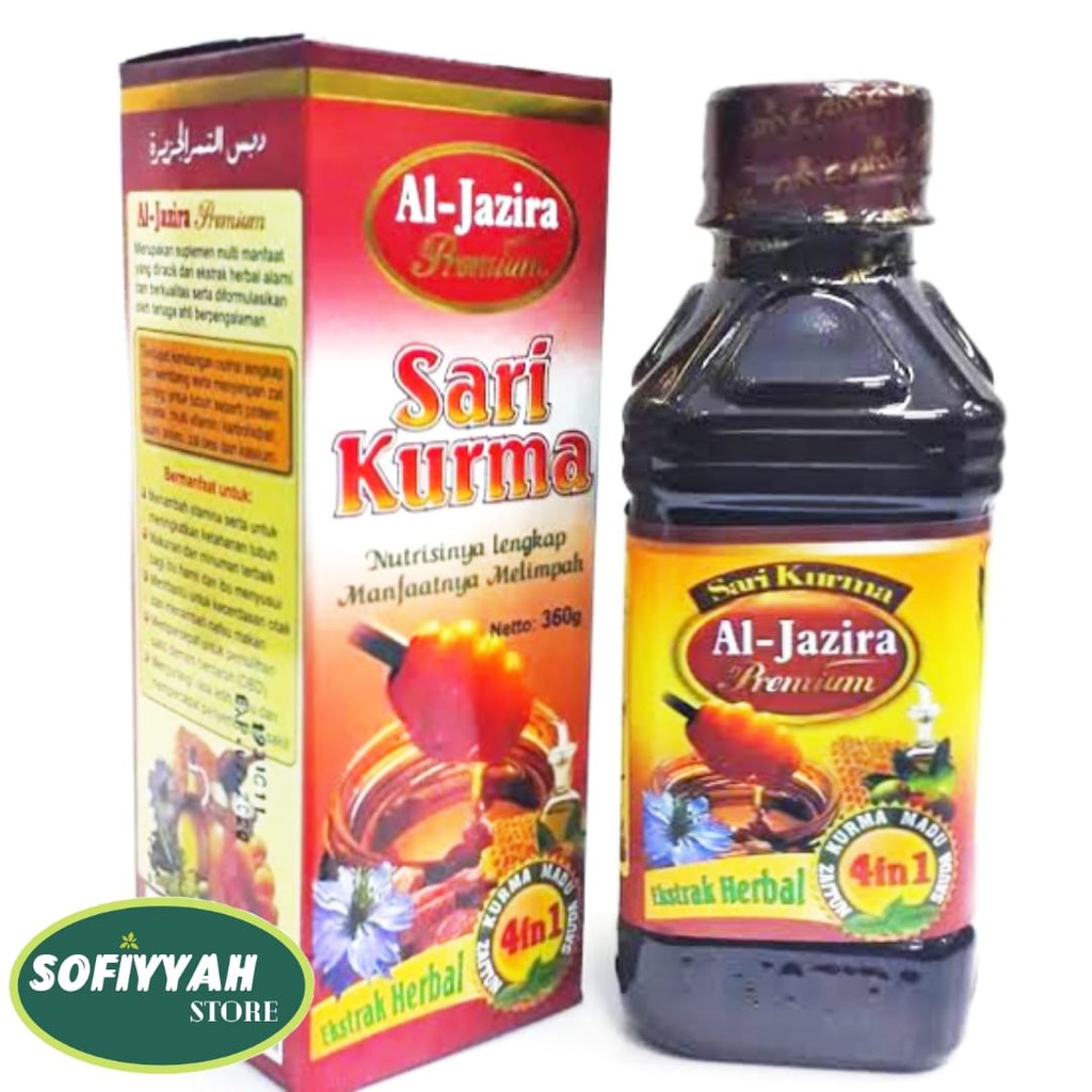 

Minuman Sari Kurma 3 In 1 Al Jazira Premium 360 gr