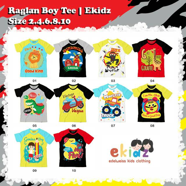 Regland Ekidz/groisirekidz/Grosir kaos anak/agen ekidz