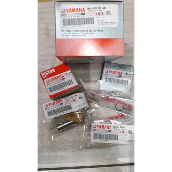 PART Paket Cylinder Blok Plus Piston Kit Yamaha MX Lama-MX New Asli