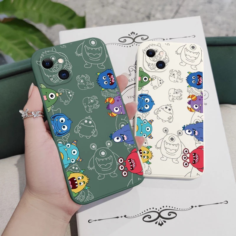 Casing Samsung A04S Liquid Case Liquid Steve Side Monster Dove Premium With pelindung kamera