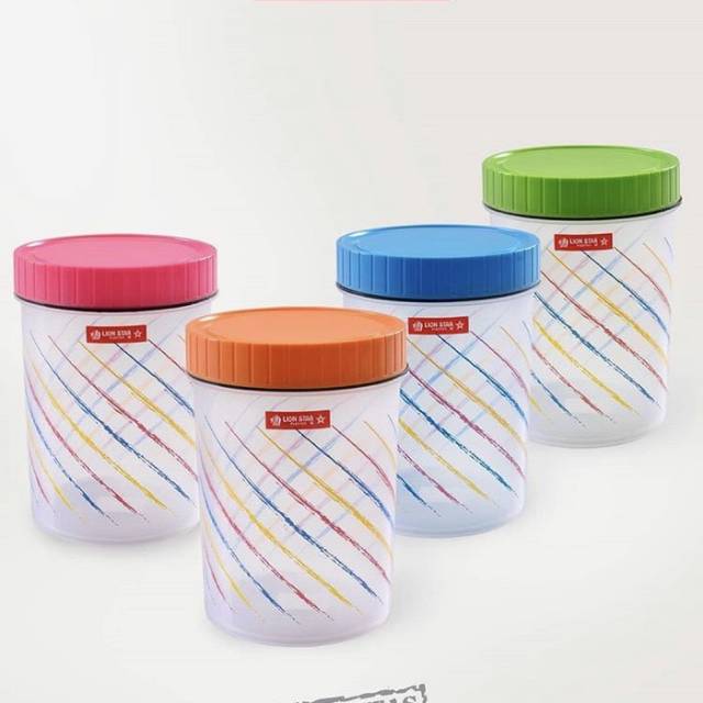Lion Star Toples Plastik Besar / Candy Pot Large Tiffany 1600mL PT-6
