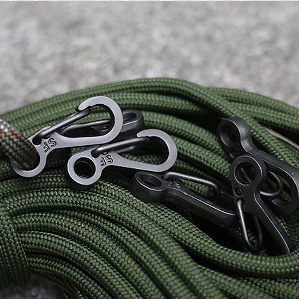 Needway  EDC Tool Buckle Hanging Key Chain EDC Tool Hang Biner Buckle Survival Snap Key Hook/Multicolor