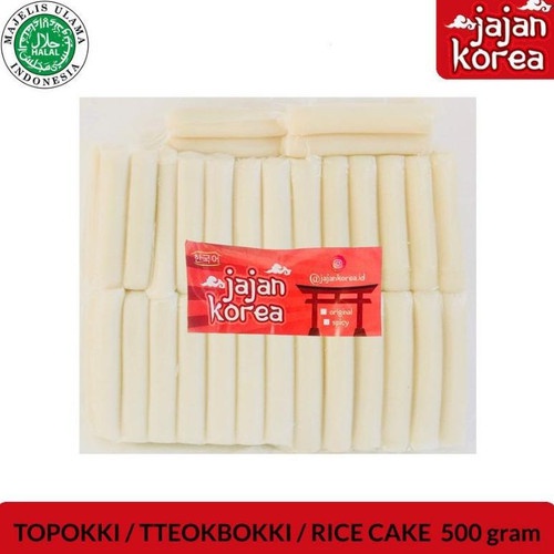 JAJAN KOREA Topokki 500 g  Halal | Tteokbokki / Rice Cake.