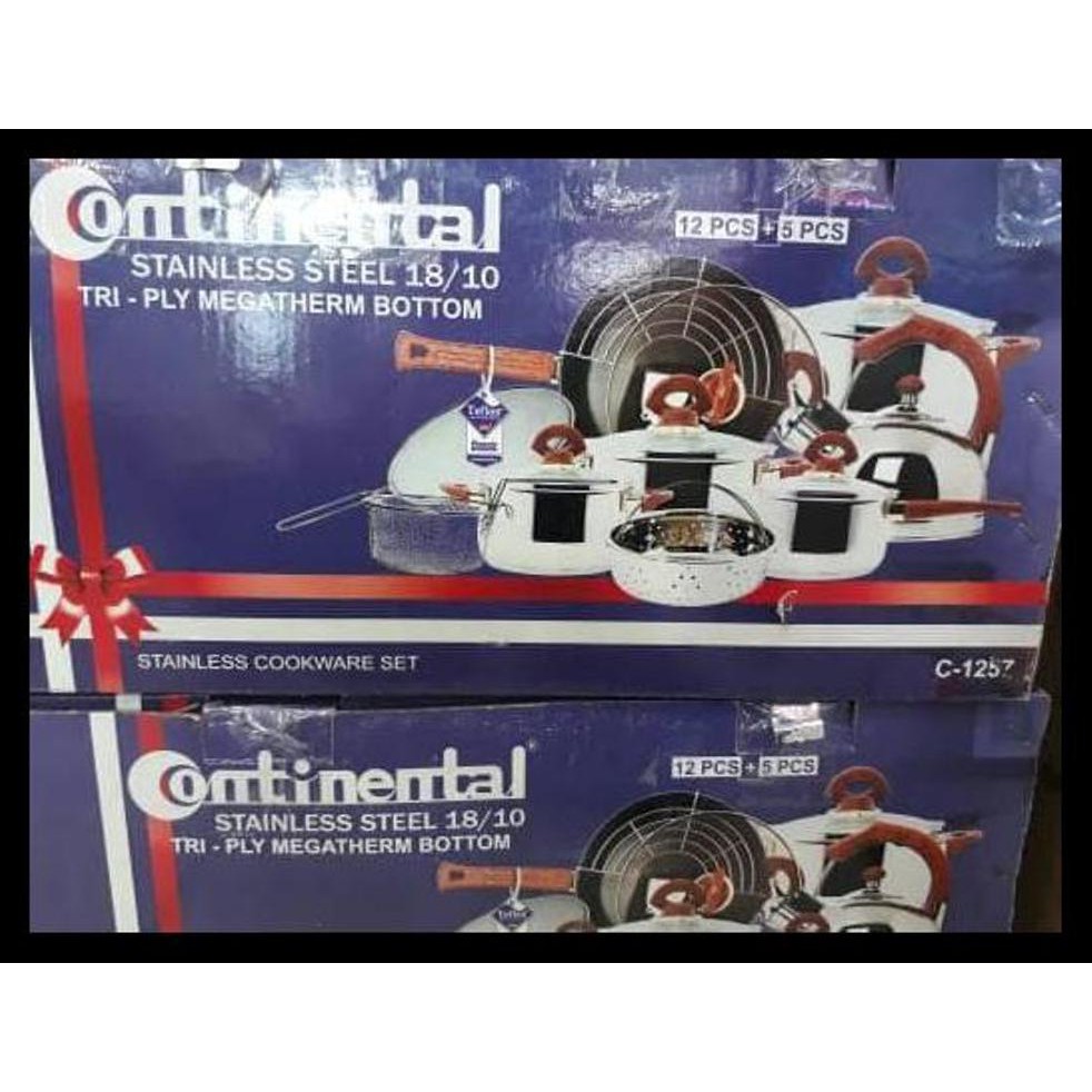 PROMO MURAH Promo Continental Panci Stainlees Stel . Tebal .Continental C1257