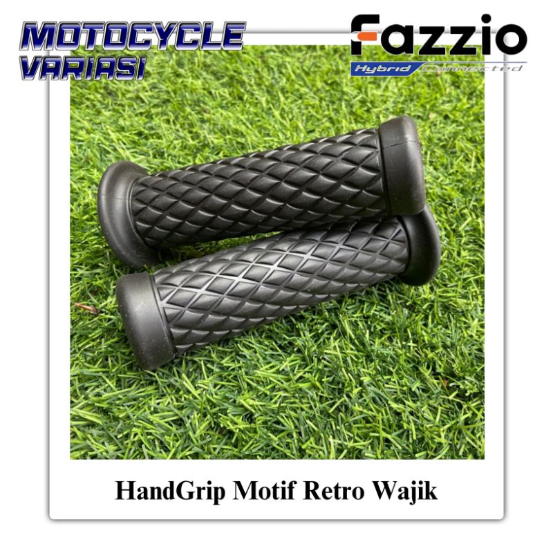 Handgrip Retro Wajik Fazzio Vario 160 Vespa Scoopy Bahan Tebal Empuk