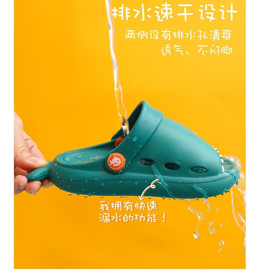 Sandal Baby Shark Anti Slip Sendal Karakter Anak Bayi Hiu Lucu Import Grosir "JMB. 854729"