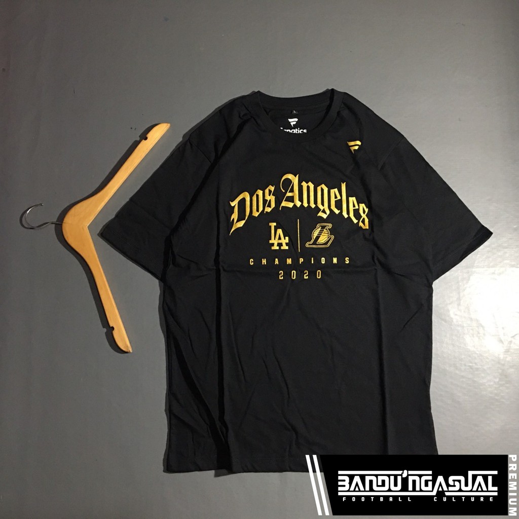 T-SHIRT "FANATICS" LOS ANGELES (BLACK)