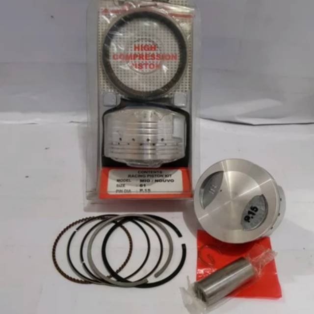 Piston kit CLD racing  61 pen 15 mm pin 15 mm