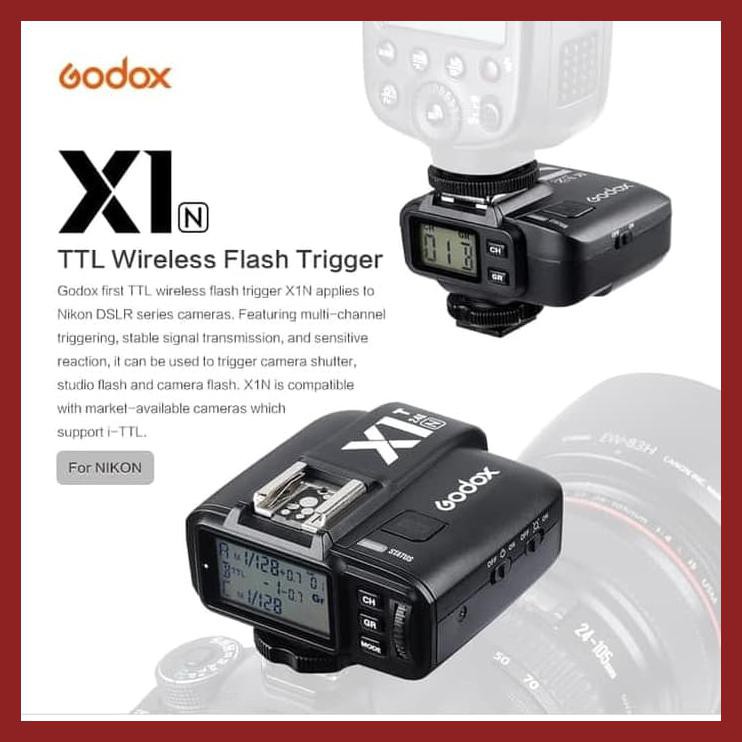 TRIGGER GODOX X1T N TTL WIRELESS KIT FOR NIKON