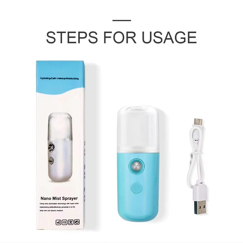 ☀ACCBAYI☀ ACC0089 Nano Spray Mini USB / Mist Sprayer Pelembab Wajah