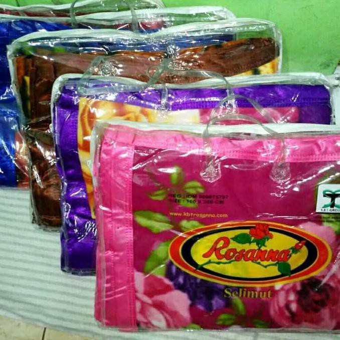 Selimut Rosanna - Selimut Polos - Selimut Tidur - Selimut Bulu