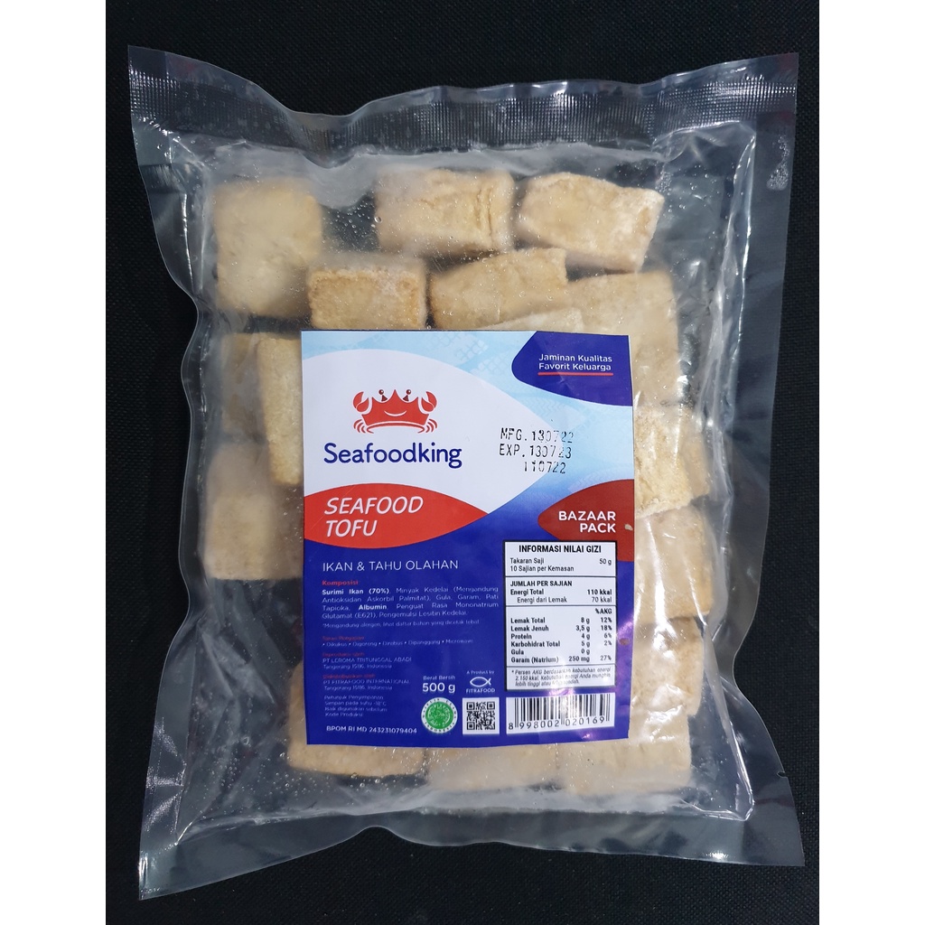 Jual Seafoodking Seafood Tofu Bakso Ikan Goreng Rasa Tahu 500gr