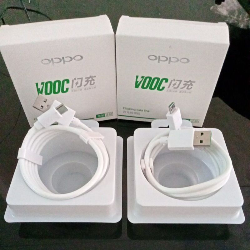 KABEL DATA OPPO VOOC TYPE C USB  FAST CHARGING ORIGINAL 100%