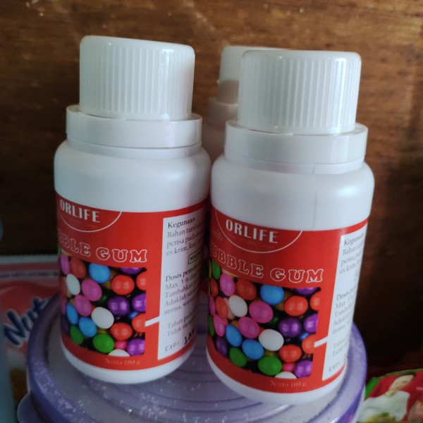 

♙ Orlife 100 Gram / Perisa Pasta Red Bubble Gum Atau Permen Karet Merah