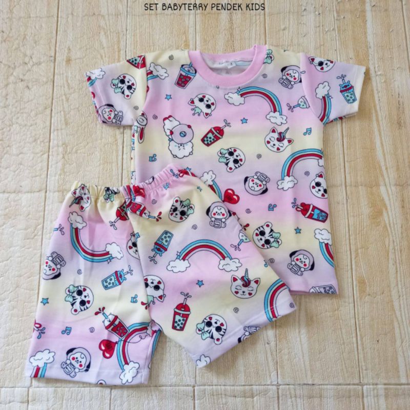 (1-5th) SET BABYTERRY PENDEK KIDS SETELAN ANAK