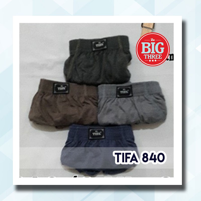 TIFA Celana Dalam pria - CD TIFA 840 - bahan katun SIZE M L XL murah nyaman classic - thebig3