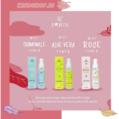 KINDSTORE❤ | SYB Forte Face Mist Toner Pembersih dan Penyegar 100gr Ori