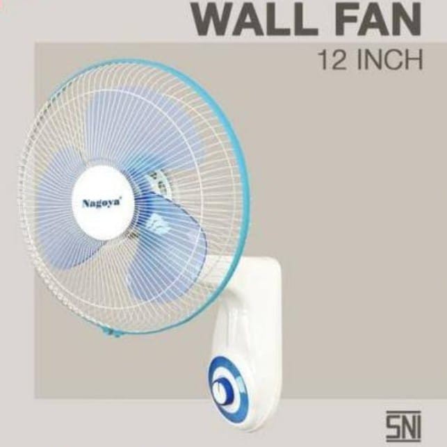 NAGOYA NG-12WF Kipas Angin Dinding Kecil 12 in / Mini Portable Wall Fan 12 in [Putih Glossy]