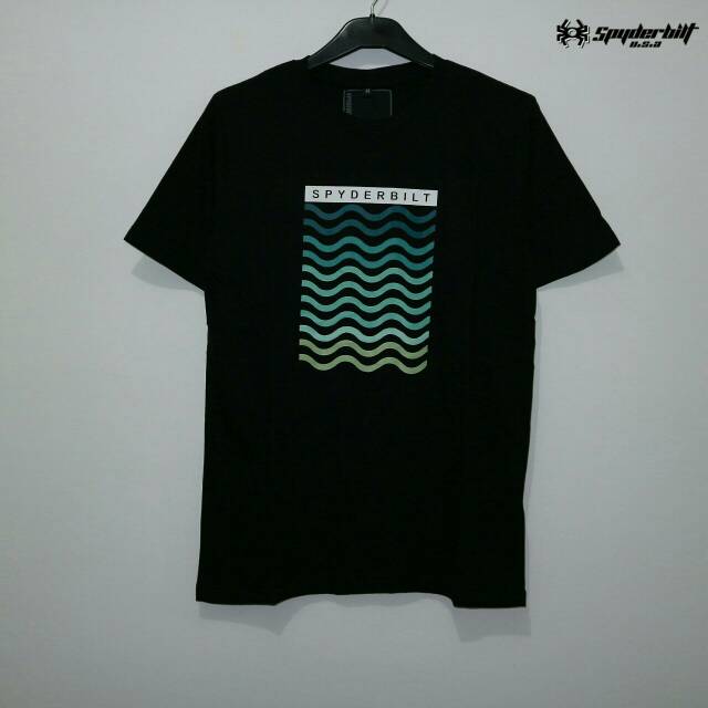 Kaos surfing pria kualitas premium spyder hitam
