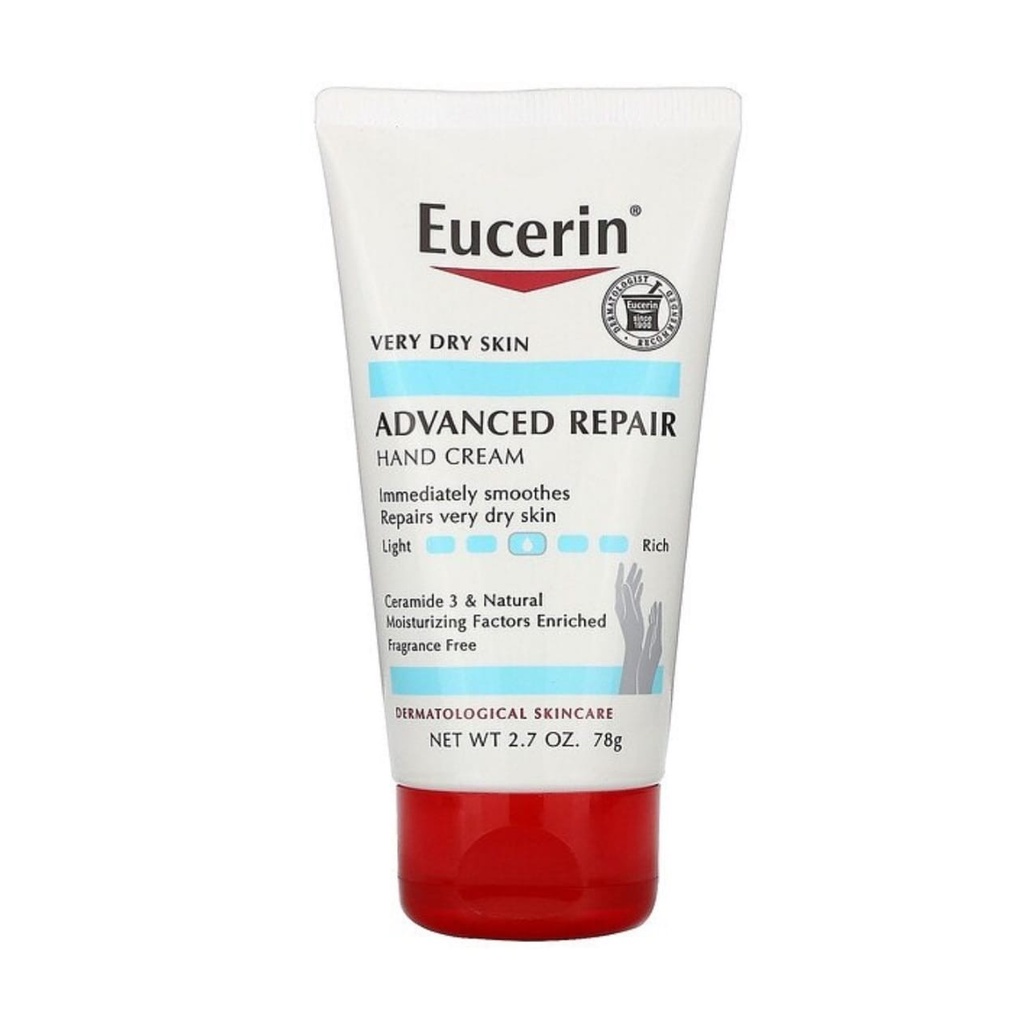 Eucerin Advanced Repair Hand Cream Very Dry Skin 78 Gram