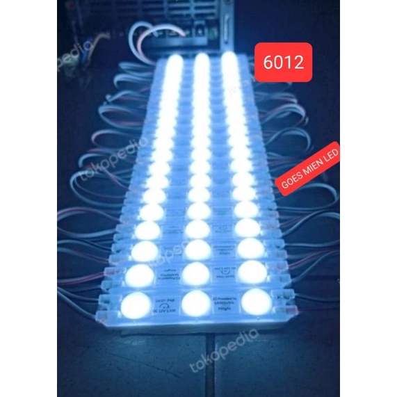 modul 3 led tipe 6012 12 volt putih per 20 biji