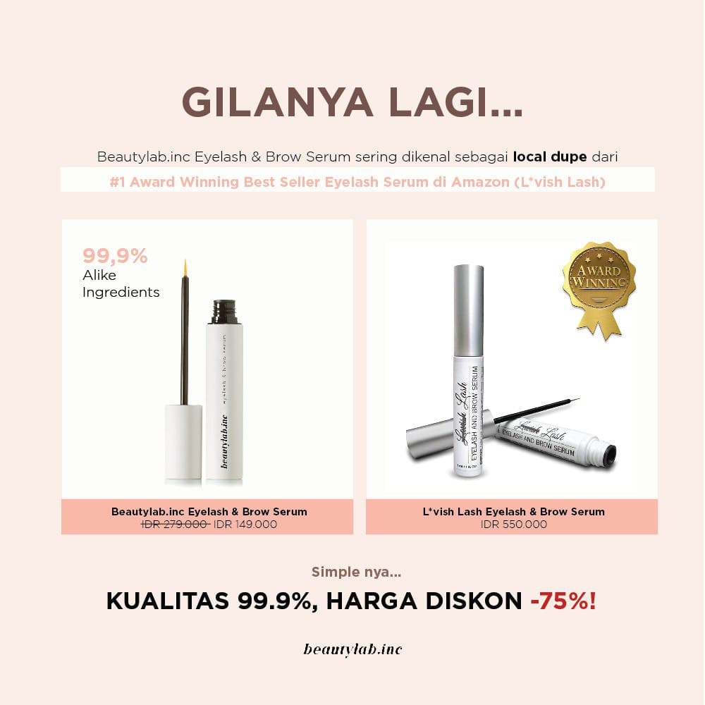 ❤️ RG ❤️ BEAUDELAB BEUDELAB NEWLAB SERUM BULU MATA | Penumbuh Alis &amp; Bulu Mata Eyelash &amp; Brow Serum