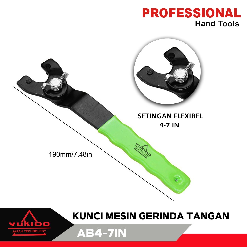 KUNCI PEMBUKA MESIN GERINDA UNIVERSAL GURINDA TANGAN GAGANG KARET MULTI FUNGSI- DISC GINDER GOOD QUALITY