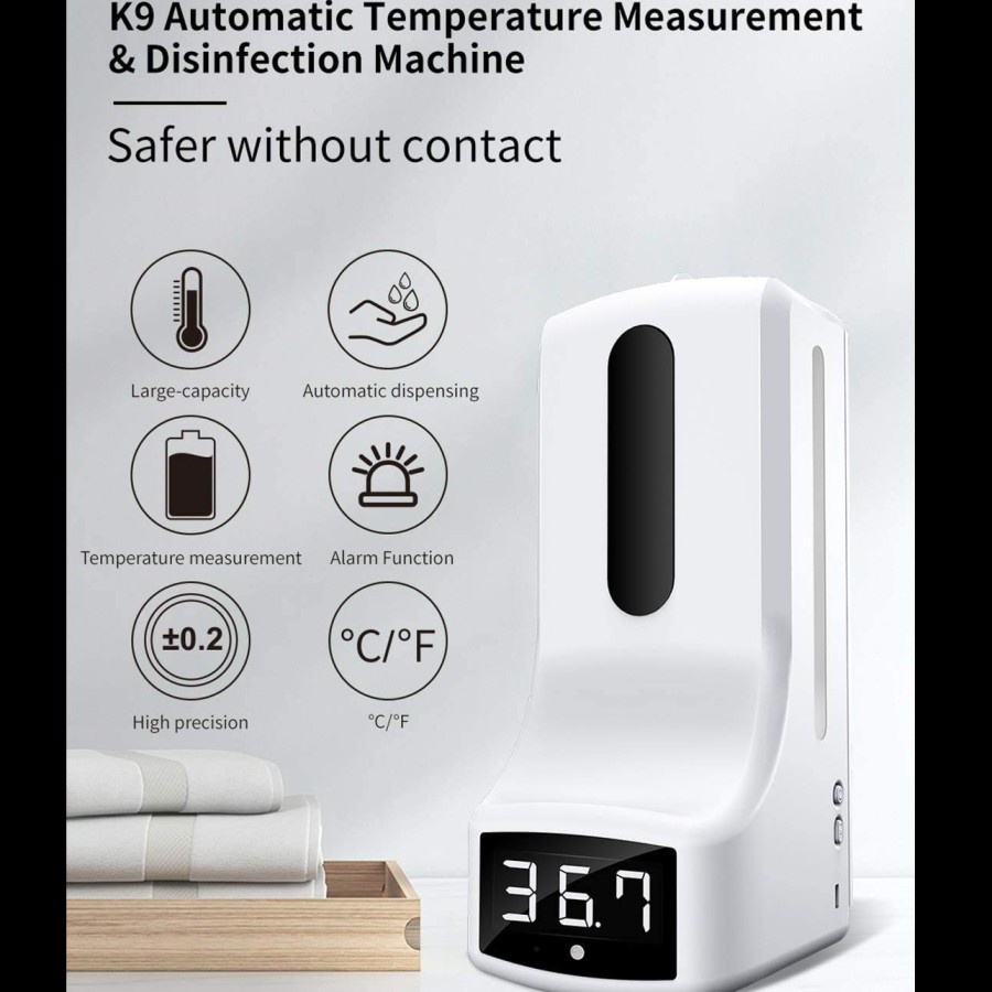 Termometer K9 K9 Pro K3 PRO 2 in 1 Infrared Wall Thermometer Sanitizer