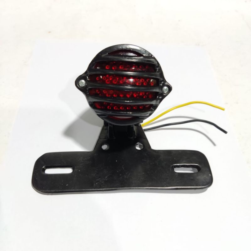 Lampu stop bulat japstyle grill tralis stoplamp custom