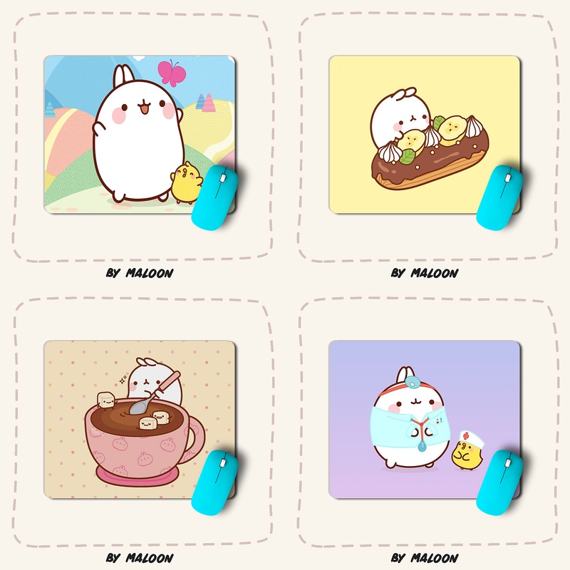 Mouse Pad Mousepad Cute Molang 2