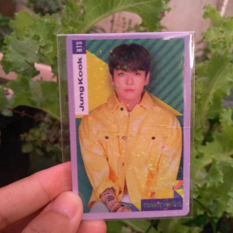 PC PHOTOCARD BTS TOKO IJO/ TOKO HIJAU/ HOLO EDITION - JUNGKOOK