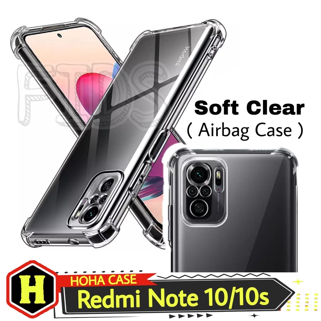 Case Xiaomi Redmi Note 10 / Note 10s Case Clear Transparan TPU Anti Jamur Jelly Case HD Silikon