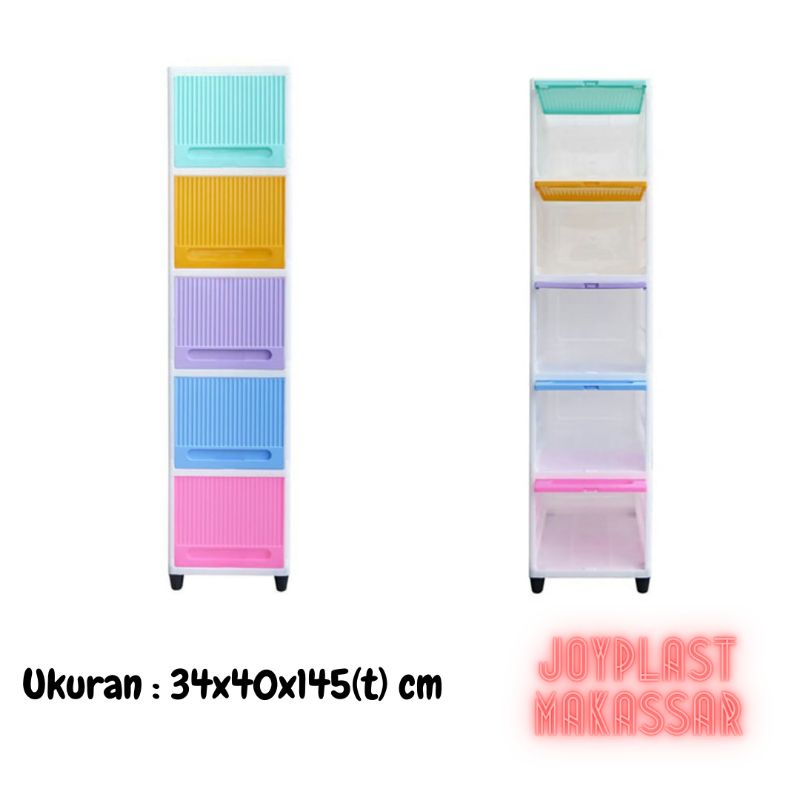 Lemari cabinet club club flip 5 susun