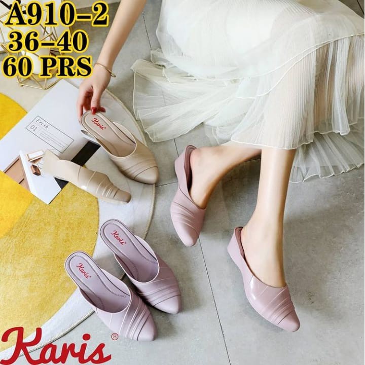 Sandal Wedges Slop Karis Jelly Murah