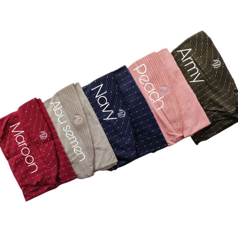 [Ori Nael] NAMEERA/PET LANCIP GESPER••jilbab instan jersey ayrine••kerudung instan pet•• gesper free