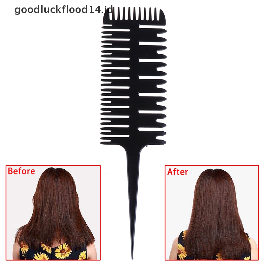 1pc Sisir Bentuk Tulang Ekor Untuk Alat Pewarnaan Rambut Salon