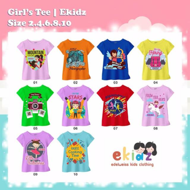 Kaos Ekidz Cewek
