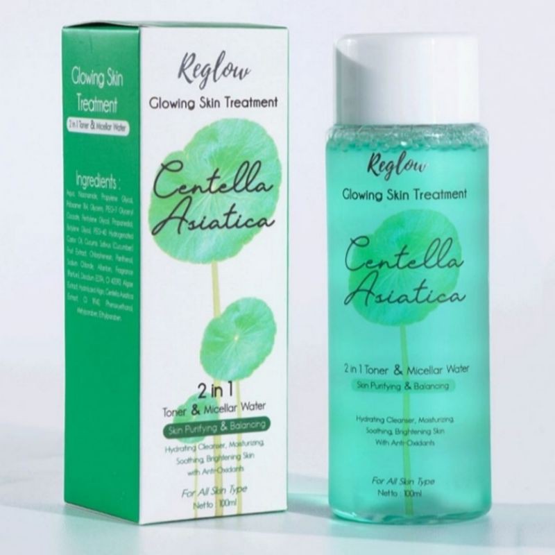 REGLOW SERIES Glowing skin Treatment Original BPOM-Toner+Micellar water