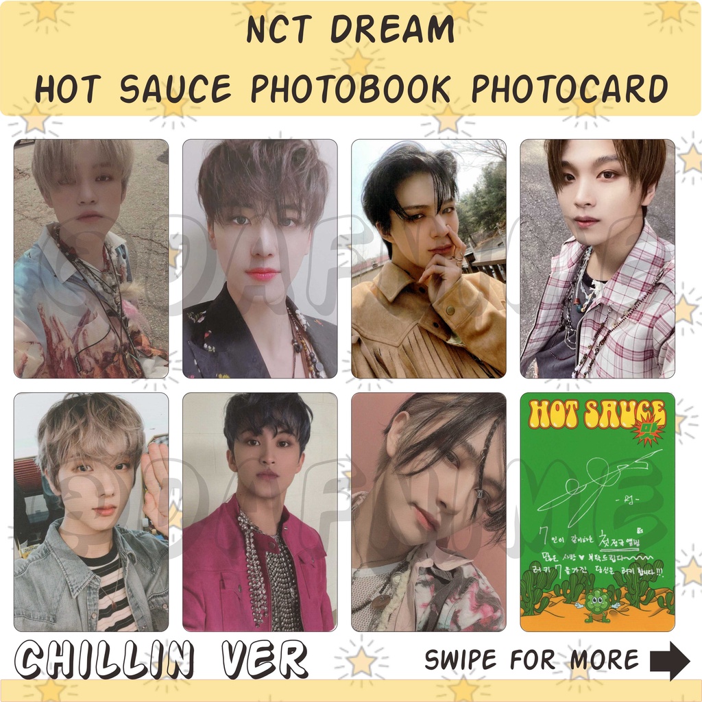 NCT DREAM HOT SAUCE PHOTOCARD UNOFFICIAL