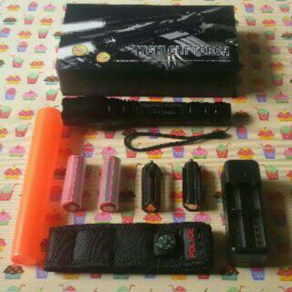 Senter Lampu Flashlight SWAT Police T6 Kode T6 8802