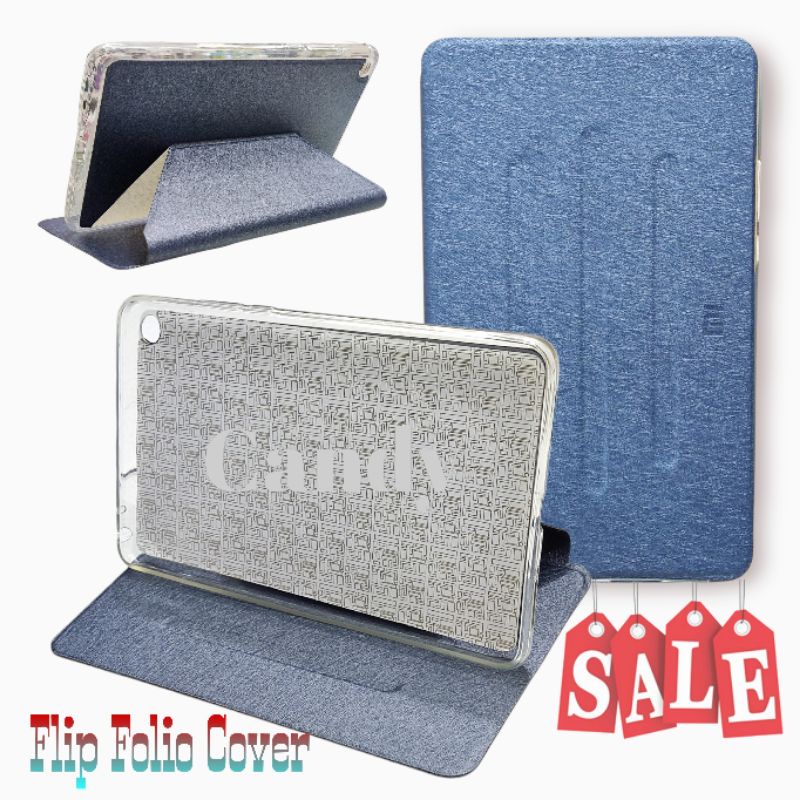 Case Flip Book Cover Xiaomi Mi Pad 4 Plus 10.1 Soft Folio Cover Leather Case Sarung Kulit Premium