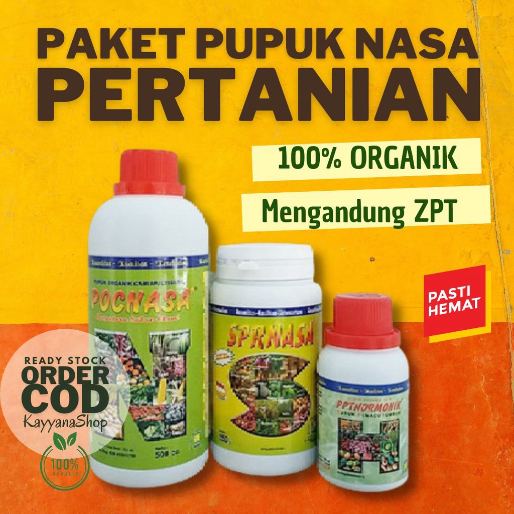 Paket Pupuk Nasa Untuk Tanaman Cabe Tomat Terong Jagung Kacang / Pupuk Bunga Tanaman Hias / Pupuk Ta