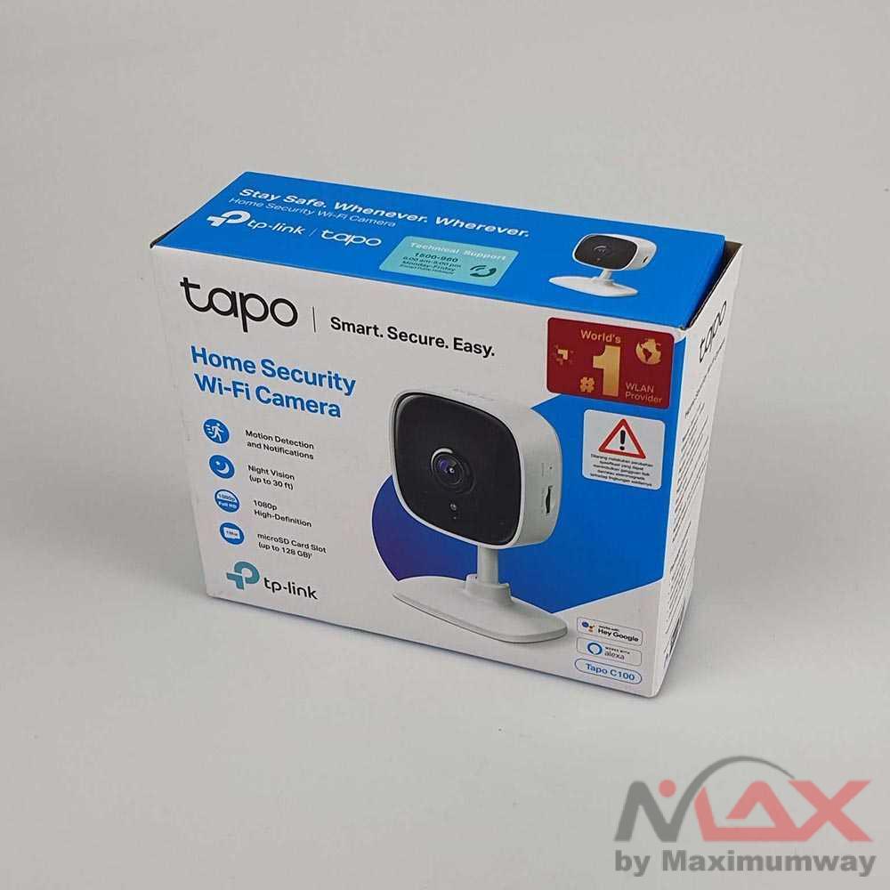 TP-LINK IP Camera CCTV 1080P Night Vision Tapo C100 Smart AI bisa membedakan objek Manusia dengan Binatang meminimalkan kesalahan deteksi gerakan TP-LINK Surveillance with wifi infrared wireless network ip camera wi-fi wifi Aplikasi Android TAPO TP LINK