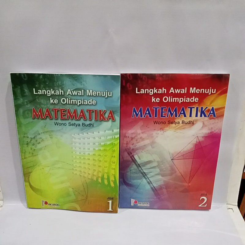 buku langkah awal menuju ke olimpiade matematika jilid 1 dan 2