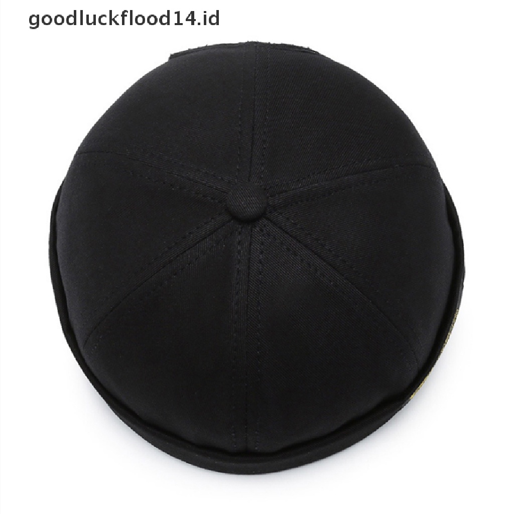 [OOID] Vintage Hip Hop Men Women Hat Retro Cap Adjustable Brimless Hat Beanie Hat ID