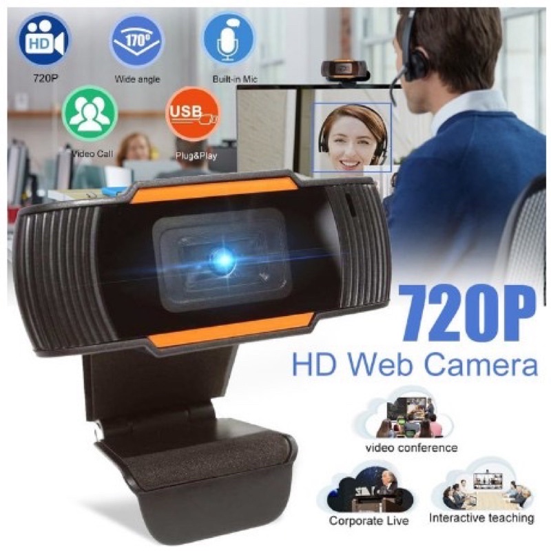 Webcam PC komputer HD 720P 4k with Mic/usb kamera