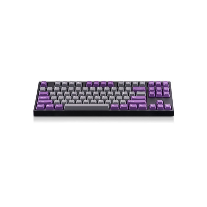 Leopold FC750R Grey purple PD TKL DoubleShot PBT Mechanical Keybord