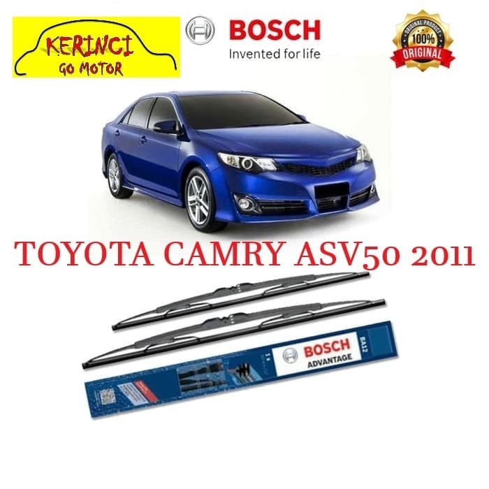 WIPER TOYOTA CAMRY ASV50 2011 BOSCH ADVANTAGE 24&quot; &amp; 20&quot; SEPASANG