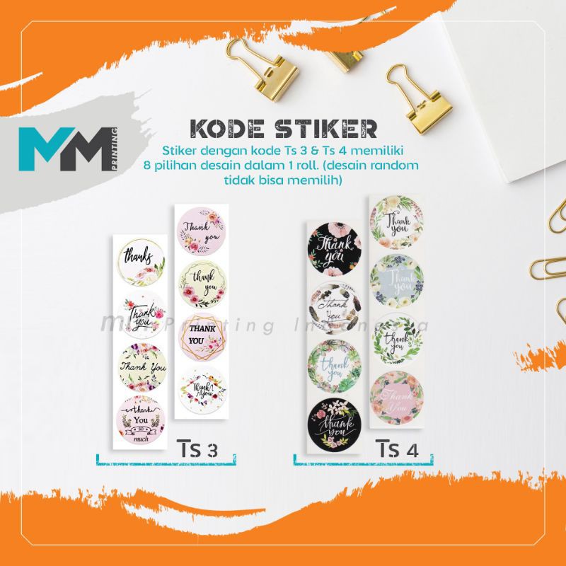 [20pcs] Stiker Thank You/Stiker terima kasih/stiker segel/Stiker segel kemasan [Part 1]-2